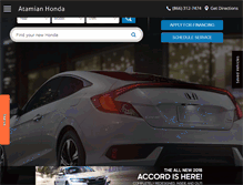 Tablet Screenshot of hondaatamian.com